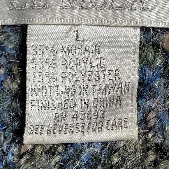 70s Vintage Le Moda Mohair Boucle Knit Cardigan Women's (L) Soft & Comfy - Picture 7 of 10
